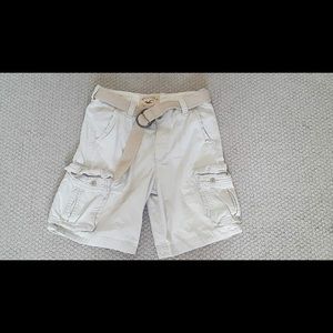 Hollister brand Khaki cargo shorts
